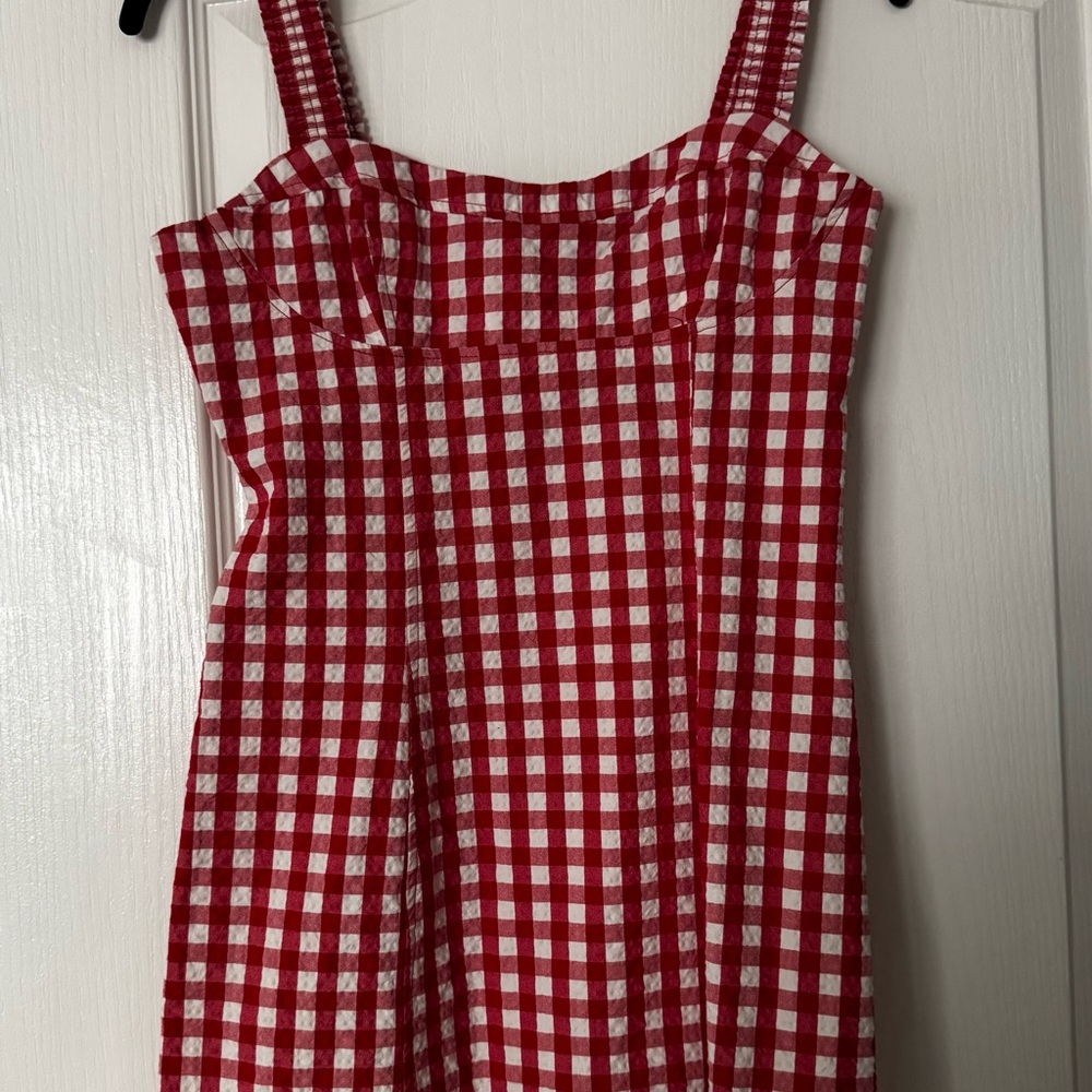 Zara Gingham Mini Dress